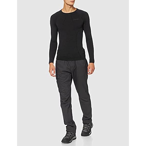 FALKE Heren Wool-Tech Round Neck Base Layer Top Met Lange Mouwen koude tot zeer koude temperaturen sportkleding zeer warm ademend klimaatregulerend geurremmend wol functioneel materiaal 1 Stuk